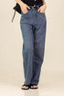 CAPRI DENIM STRAIGHT LEG PANTS